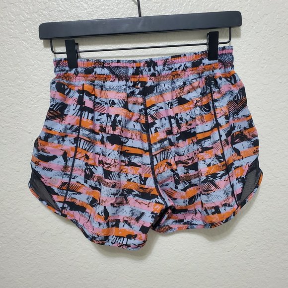 Lululemon Hotty Hot Short II Long 4" blue orange pink black - Picture 4 of 6